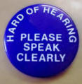 a deaf badge