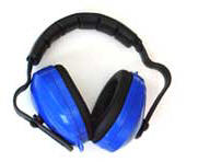 Regular ear defenders, widely available in DIY outlets.