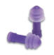 Flange type earplugs for swimming