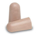 Flesh coloured foam earplug, 32 decibel rated